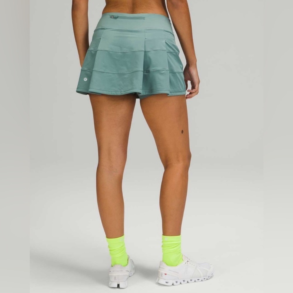 Lululemon Pace Rival Mid Rise Skirt in Tidewater Teal - Picture 3 of 9